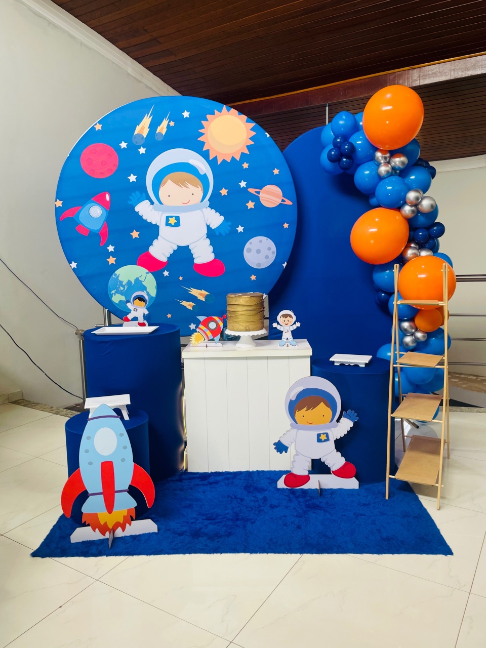 Pegue E Monte Kit Gg Astronauta  - Pallacius Festas