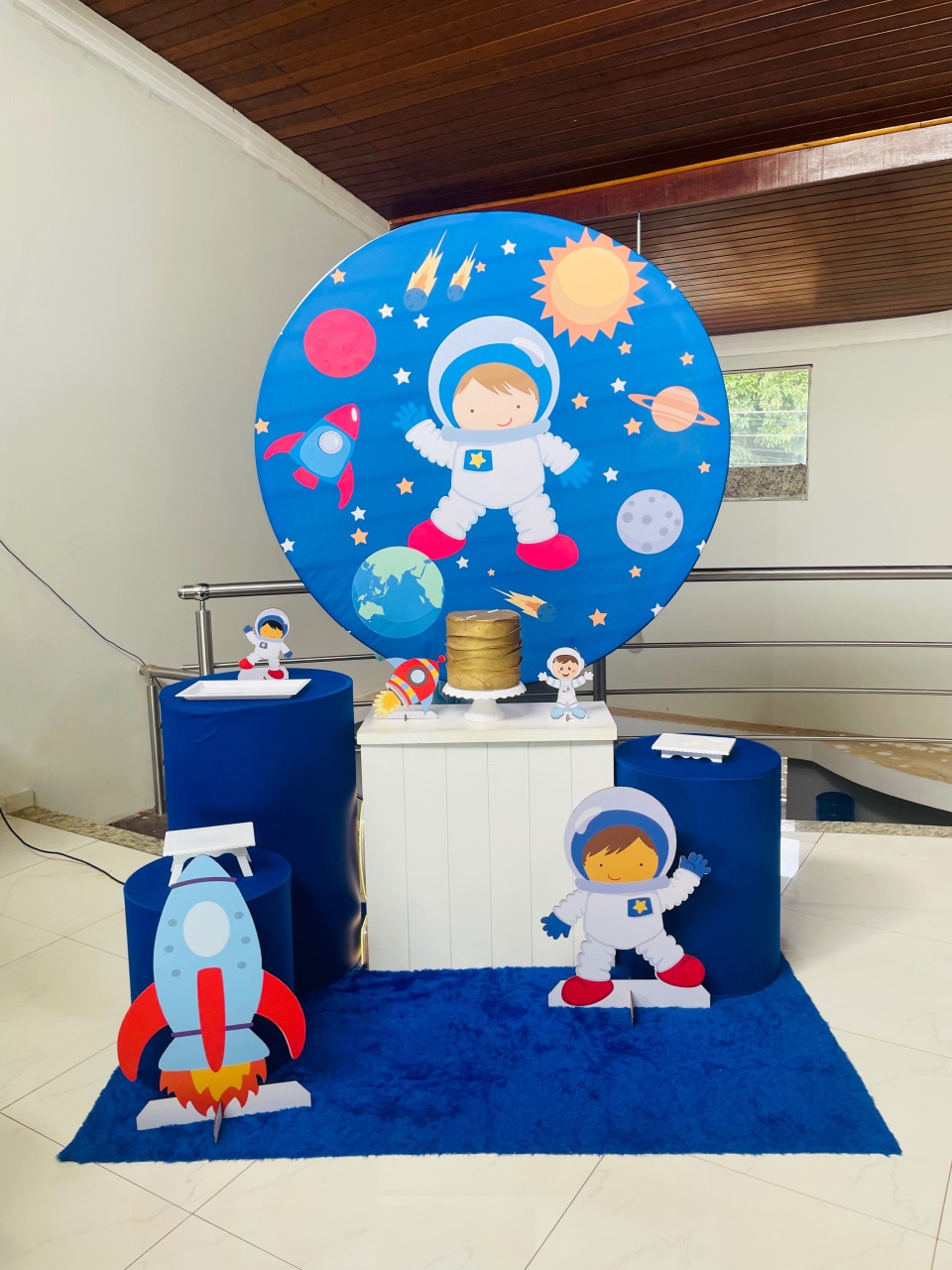 Pegue E Monte Kit M Astronauta   - Pallacius Festas