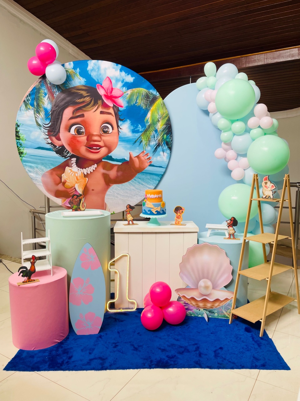Moana Baby Fundo Do Mar - Pegue E Monte Kit G1 - Pallacius Festas