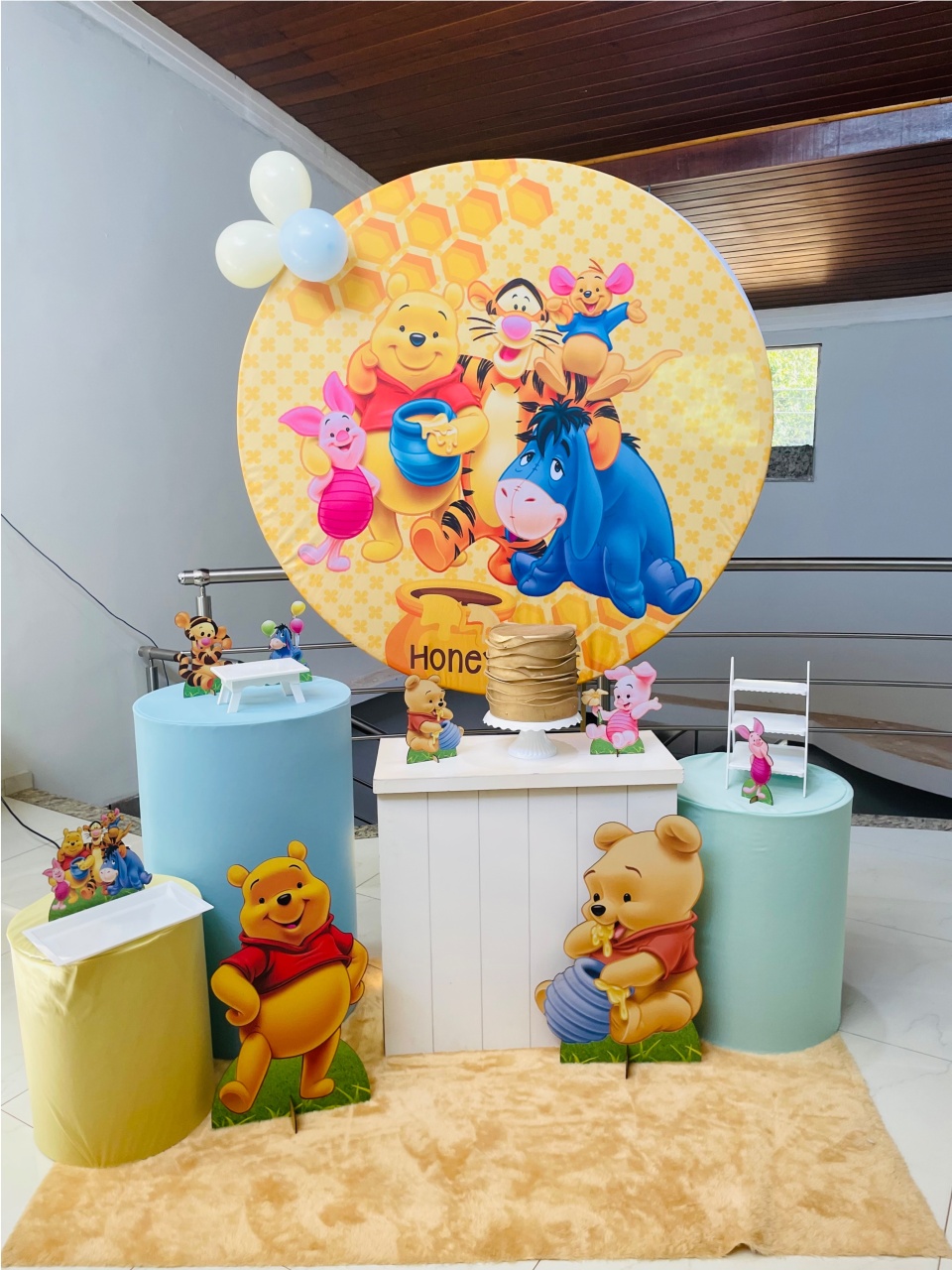 Ursinho Pooh Básico Kit M - Pegue E Monte - Pallacius Festas