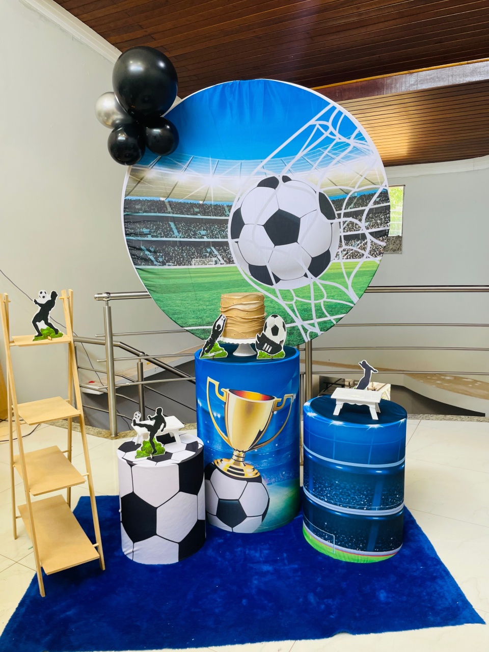 Pegue E Monte Kit P1 Futebol Com Escadinha  - Pallacius Festas