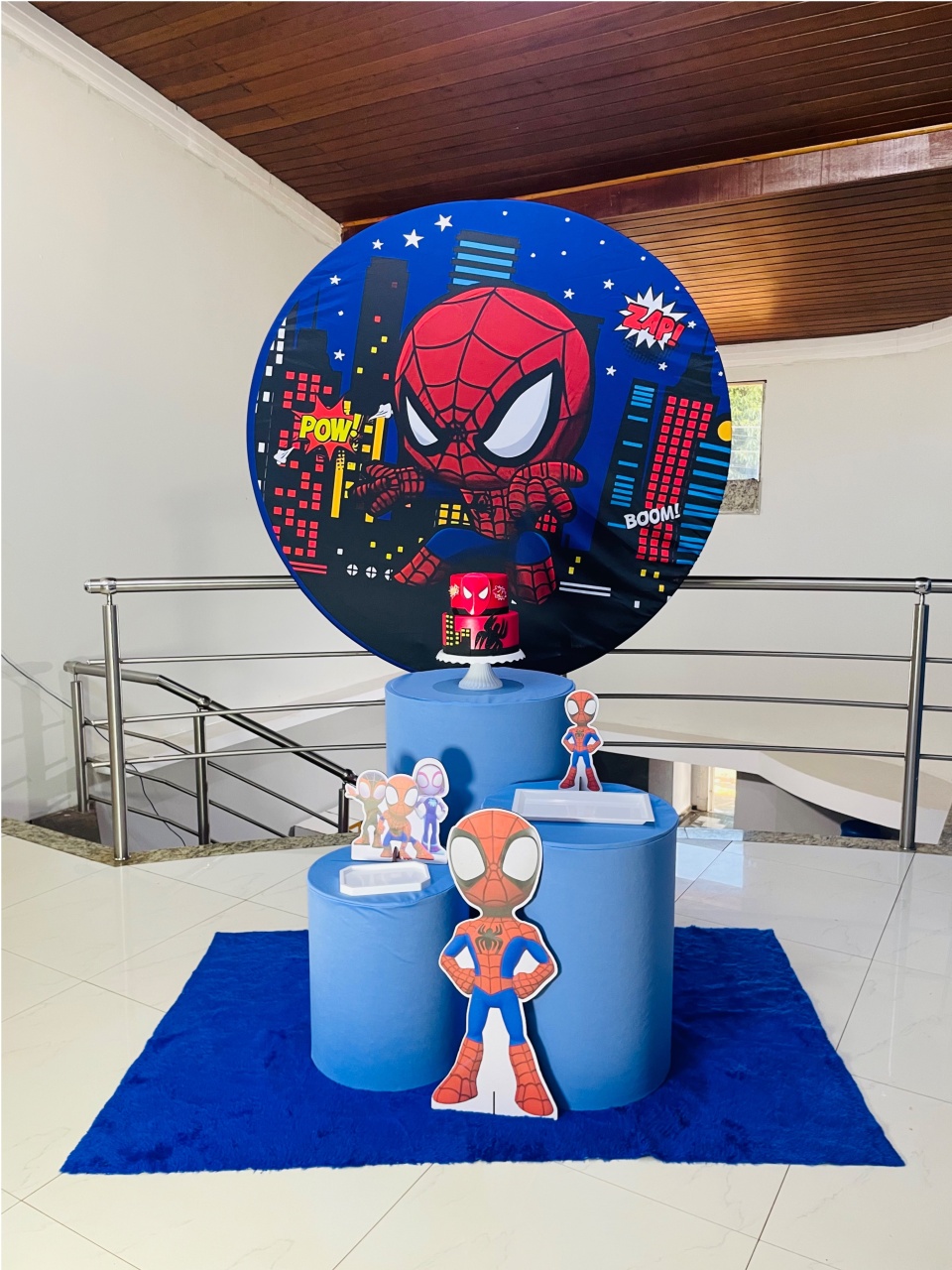 Homem Aranha Baby Noite - Kit P - Pegue E Monte - Pallacius Festas