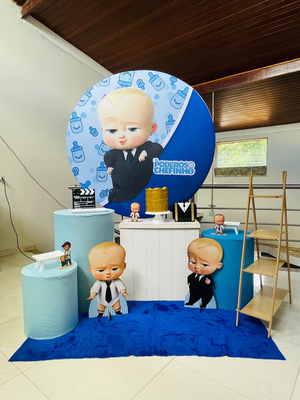 Pegue E Monte Kit M1 O Poderoso Chefinho Com Escadinha - Pallacius Festas