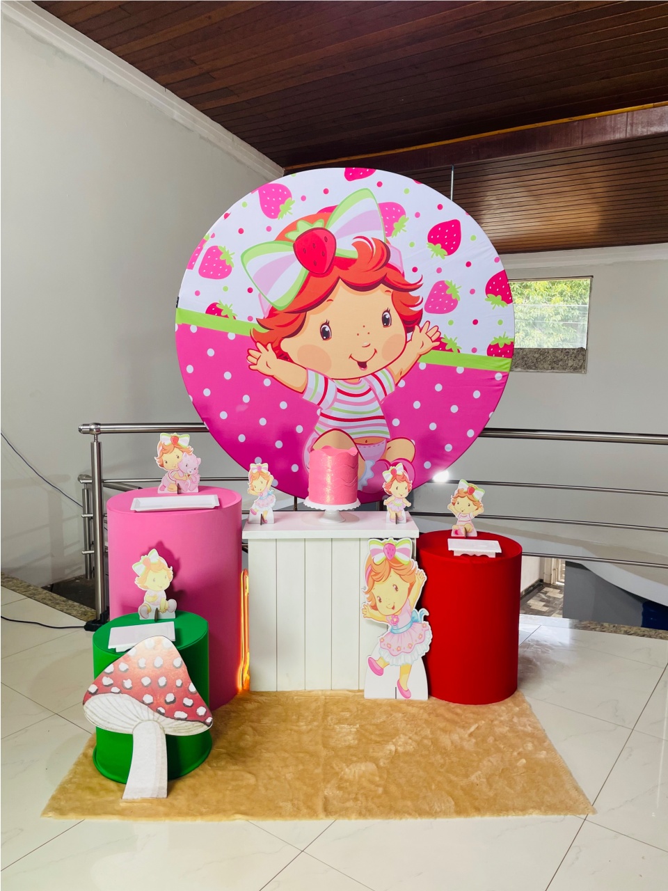 Moranguinho Baby - Kit M - Pegue E Monte - Pallacius Festas