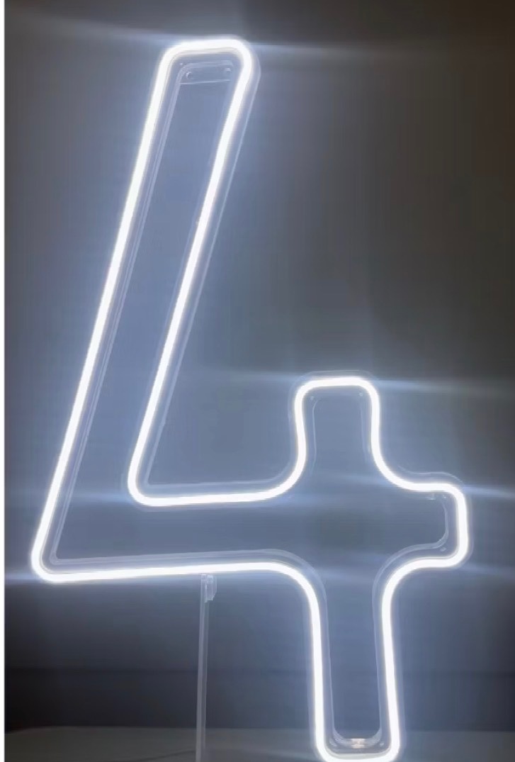Número de Led 4 - Pallacius Festas