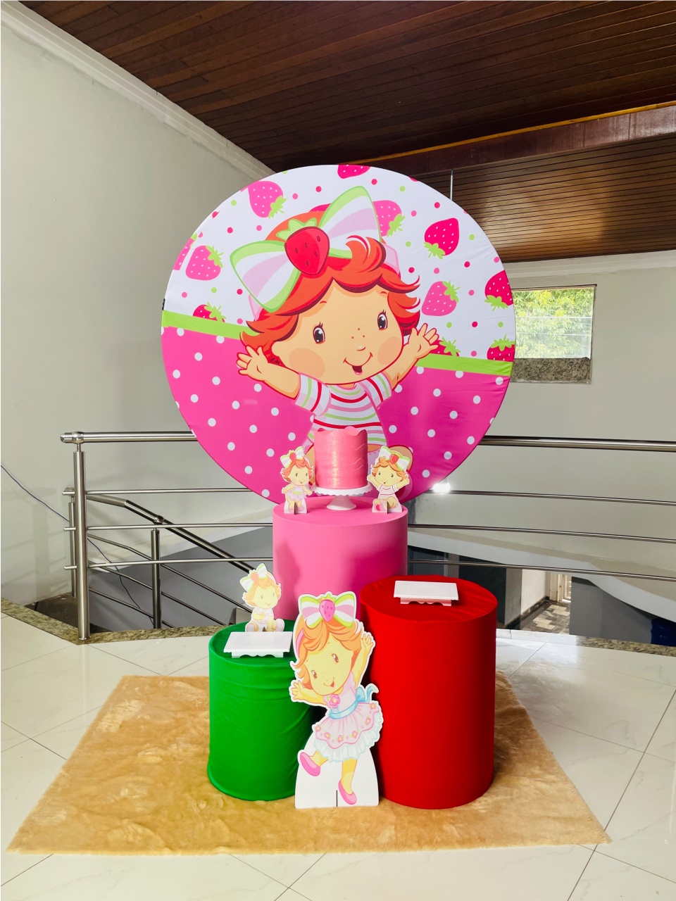 Moranguinho Baby - Kit P - Pegue E Monte - Pallacius Festas