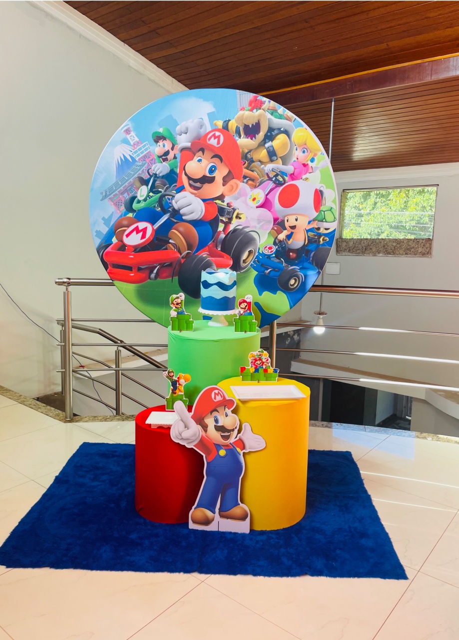 Mario Kart - Kit P - Pegue E Monte - Pallacius Festas