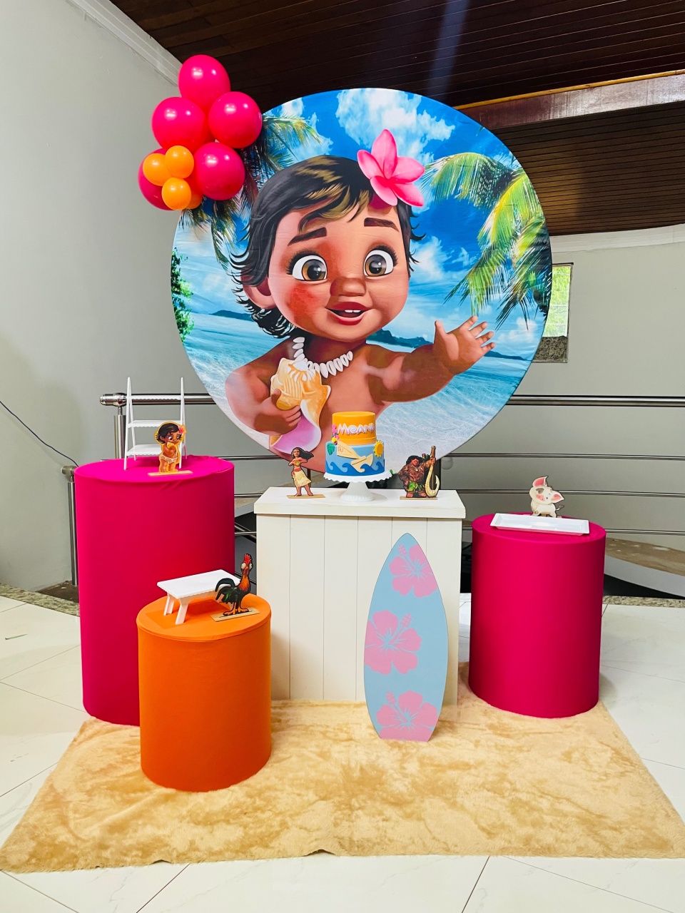 Moana Baby  - Pegue E Monte Kit M  - Pallacius Festas