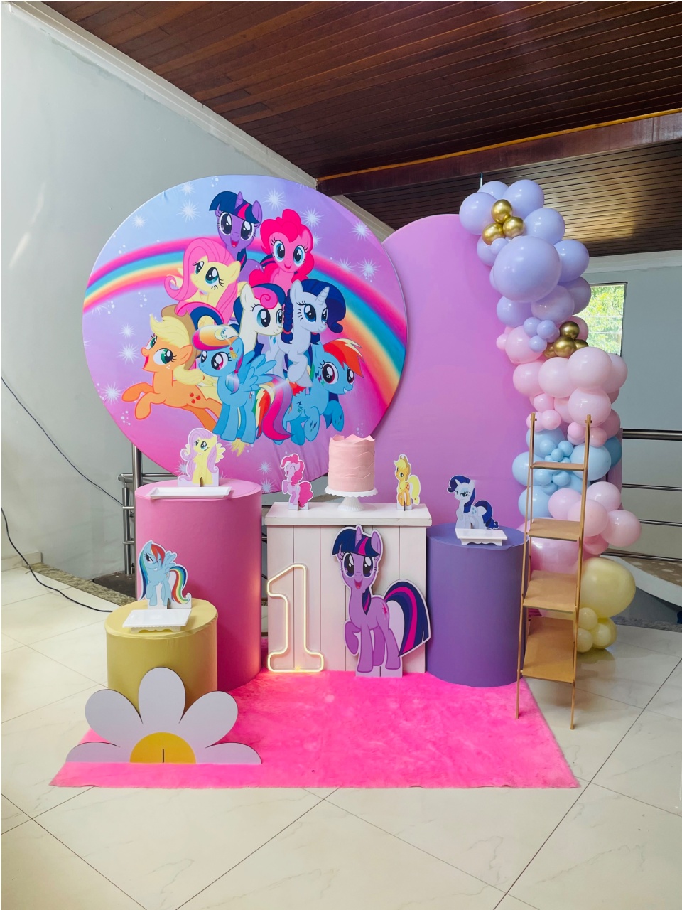 My Little Pony - Kit G1 Com Led - Pegue E Monte - Pallacius Festas