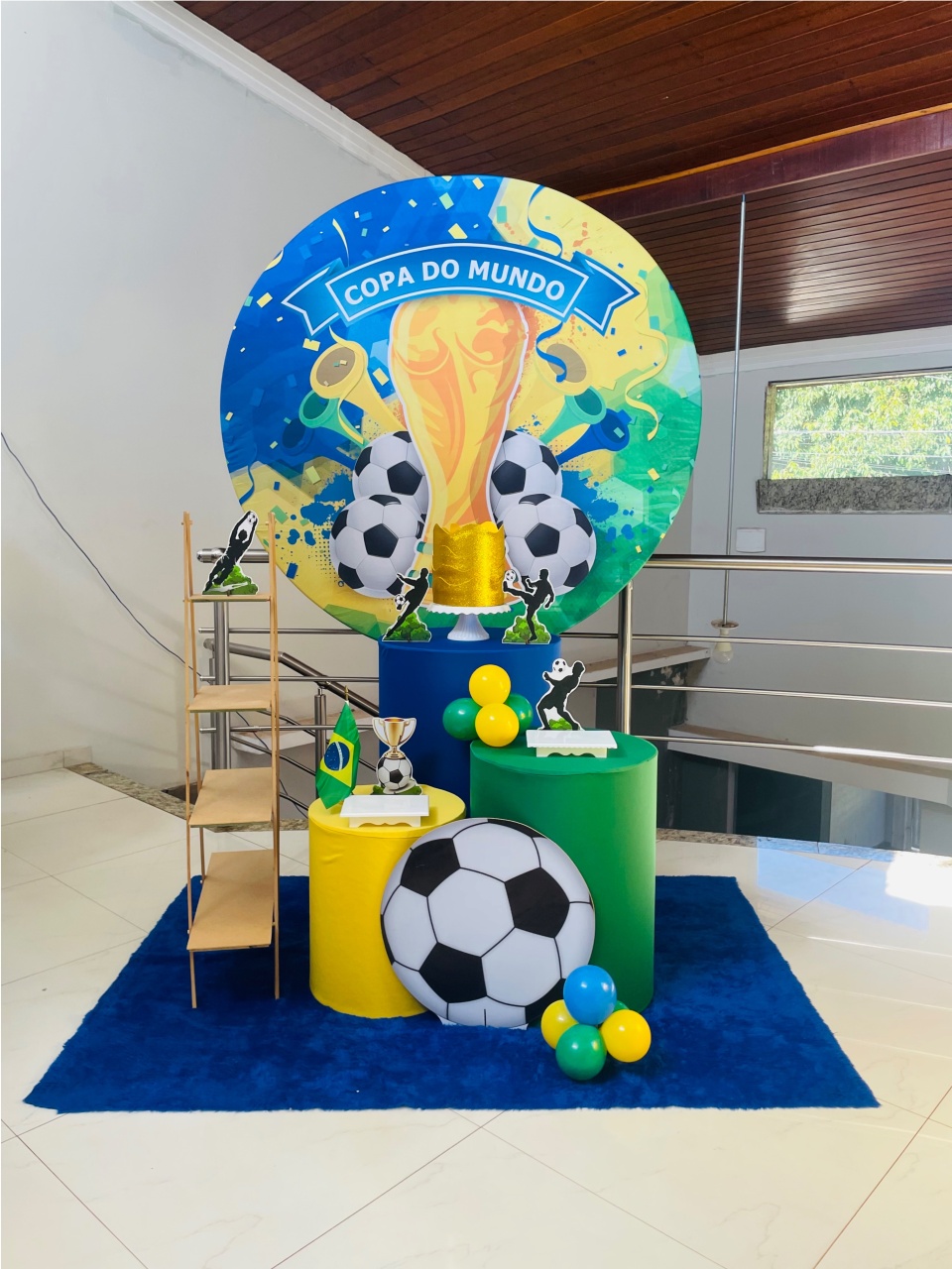 Copa Hexa - Kit P1 Com Escadinha - Pegue E Monte - Pallacius Festas