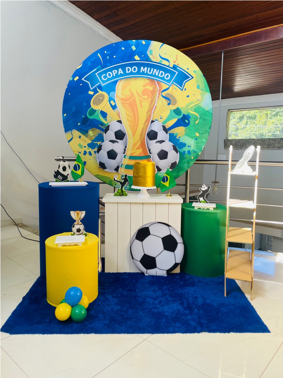 Copa Hexa - Kit M1 Com Escadinha - Pegue E Monte - Pallacius Festas