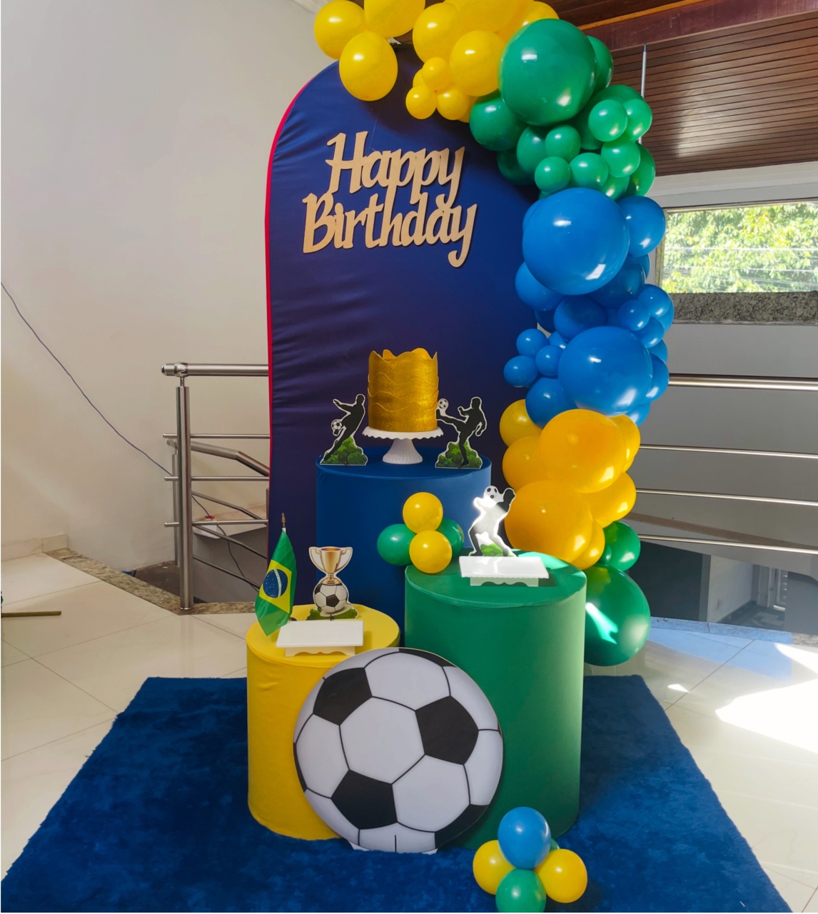 Happy Copa Azul - Kit P - Pegue E Monte - Pallacius Festas