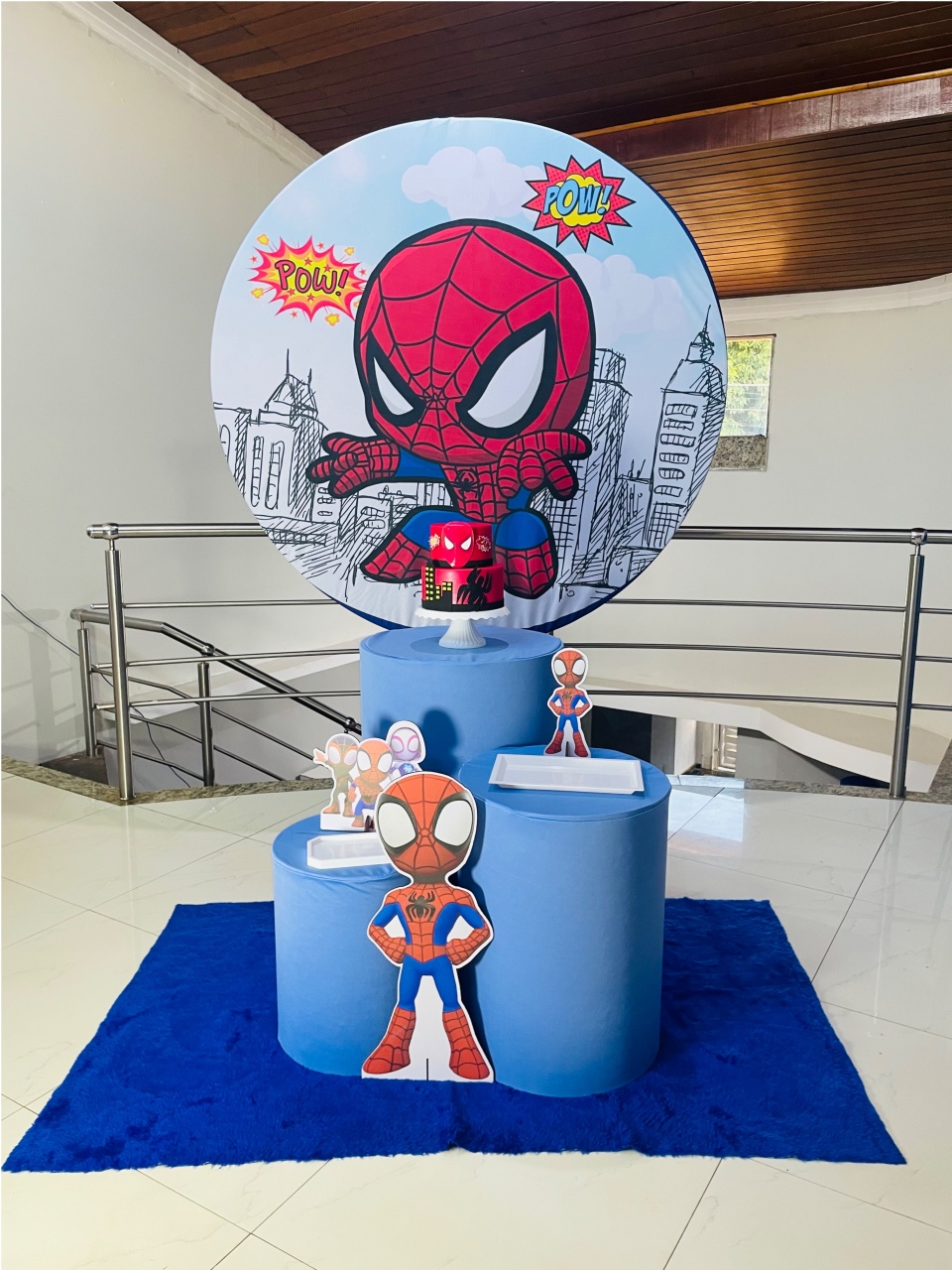 Homem Aranha Baby Dia - Kit P - Pegue E Monte - Pallacius Festas