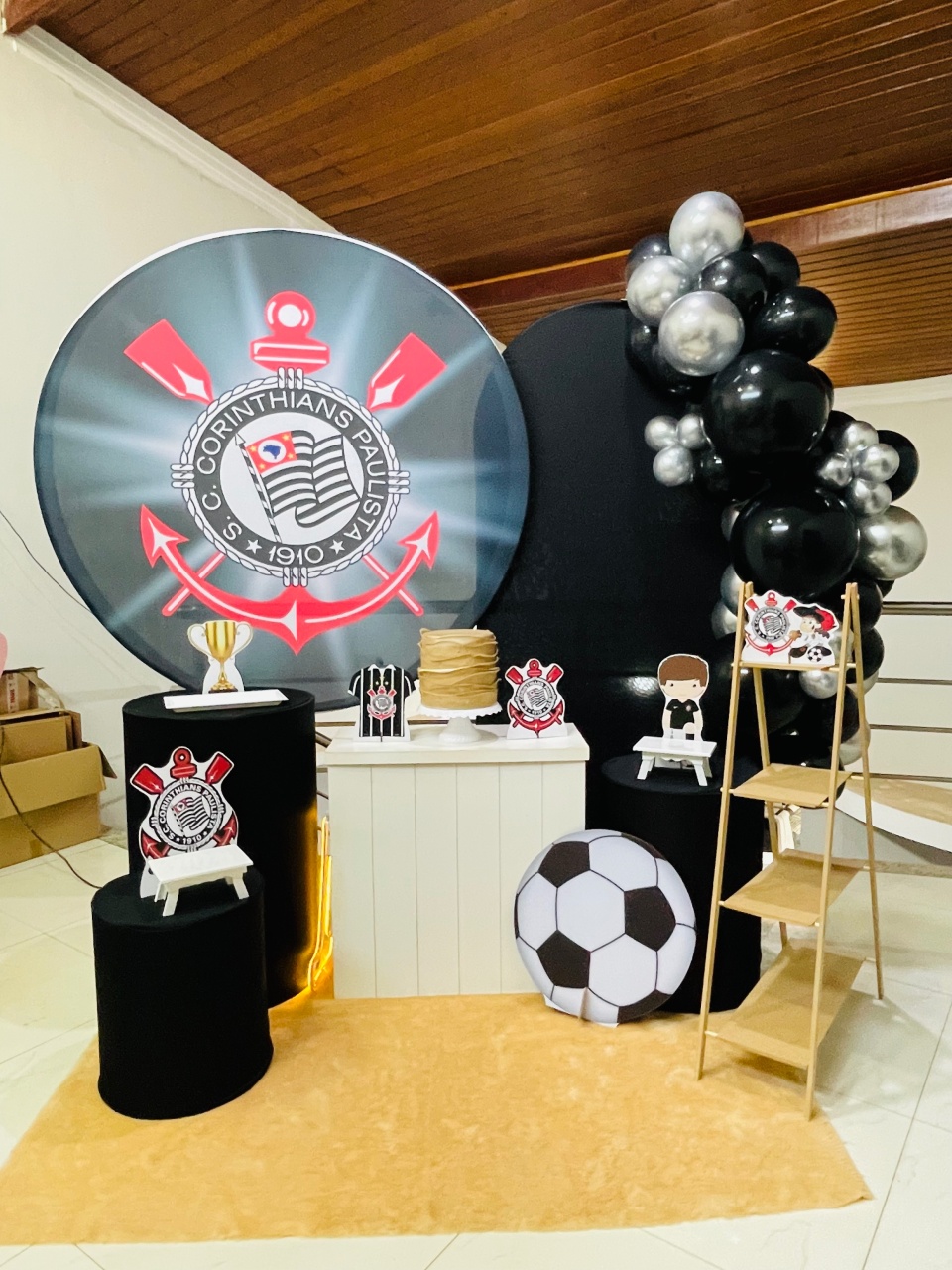Pegue E Monte Kit Gg Corinthians  - Pallacius Festas
