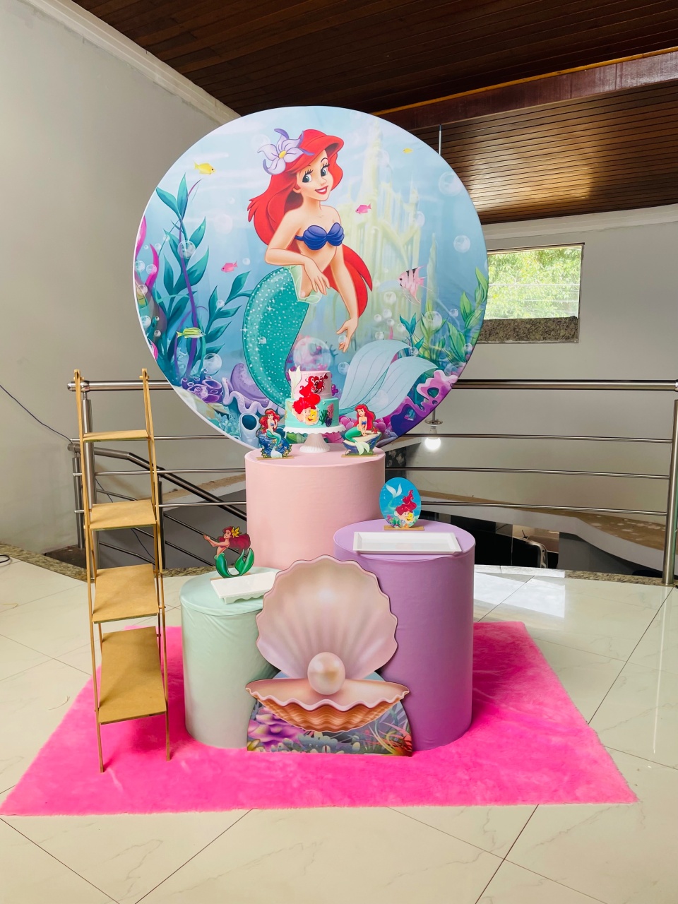 Pegue E Monte Kit P1 Ariel Com Escadinha - Pallacius Festas