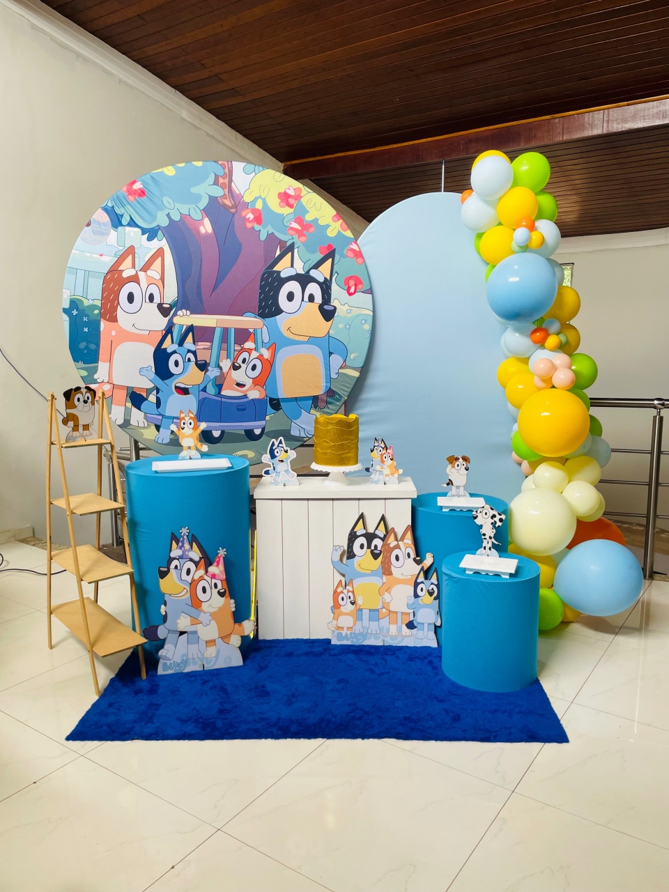 Pegue E Monte Kit Gg Bluey No Carro - Pallacius Festas