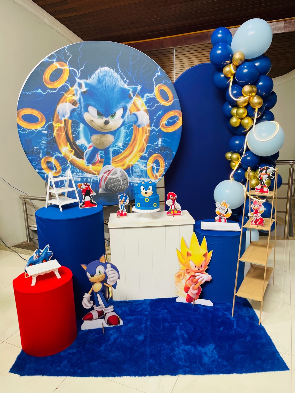 Pegue E Monte Kit Gg Sonic  - Pallacius Festas