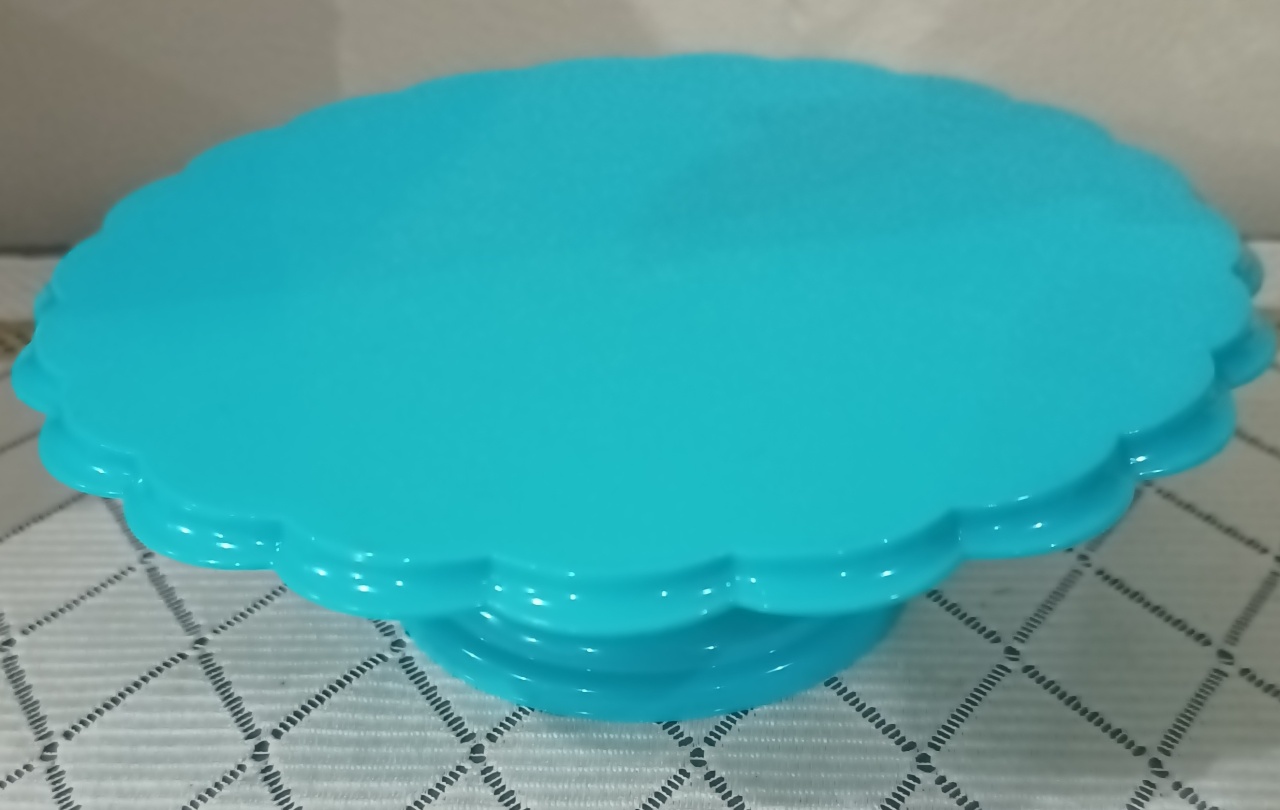 Bandeja Redonda 22Cm Tiffany  - ADRIANA Doce travessuras 