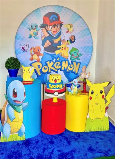 Pokemon Trio Cilindro - Cristina Locações 