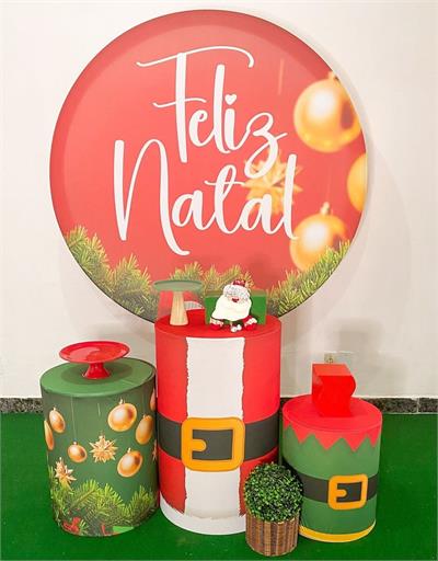 Feliz Natal 02 Trio Cilindro - Cristina Locações 