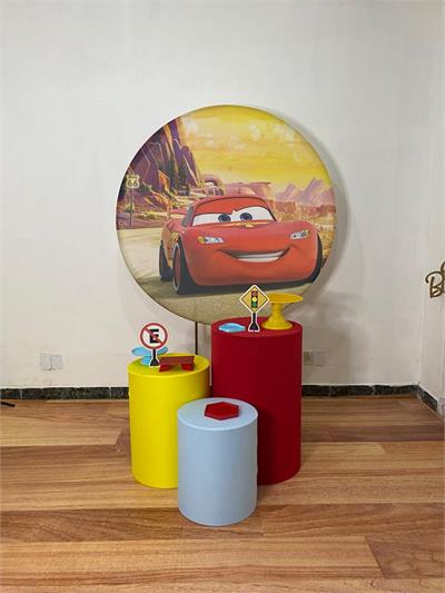 Carros Mcqueen Trio Cilindro - Cristina Locações 
