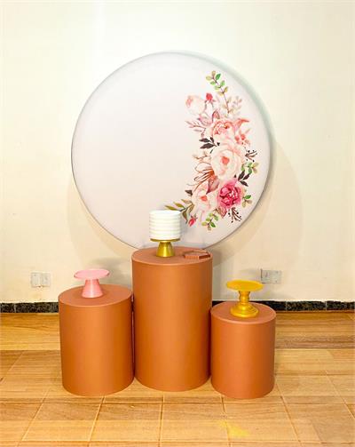 Adulto Floral Trio Cilindro - Cristina Locações 