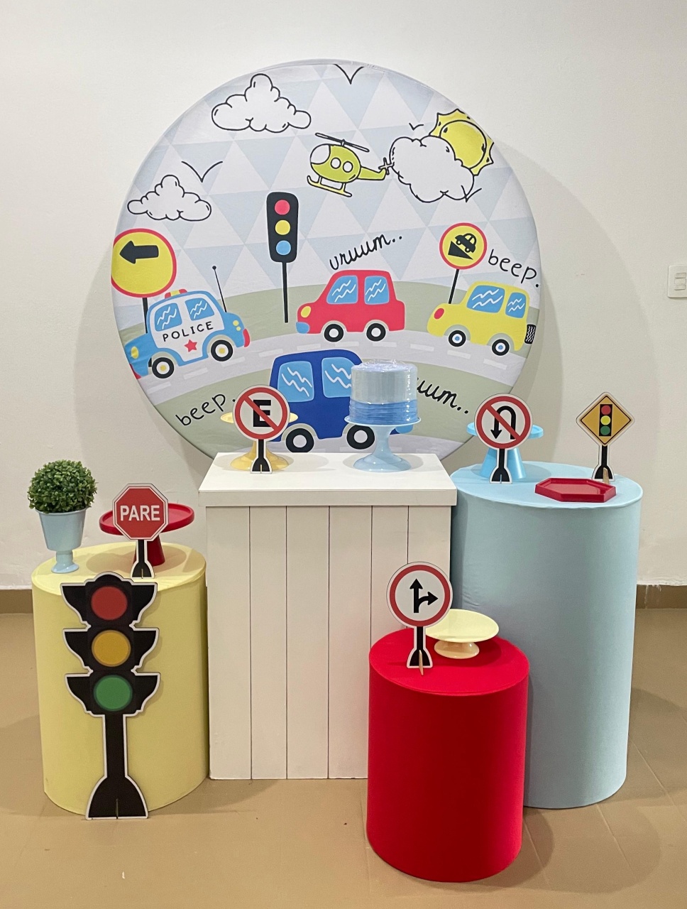 Kit Luxo 2 Carrinho  - Cristina Locações 