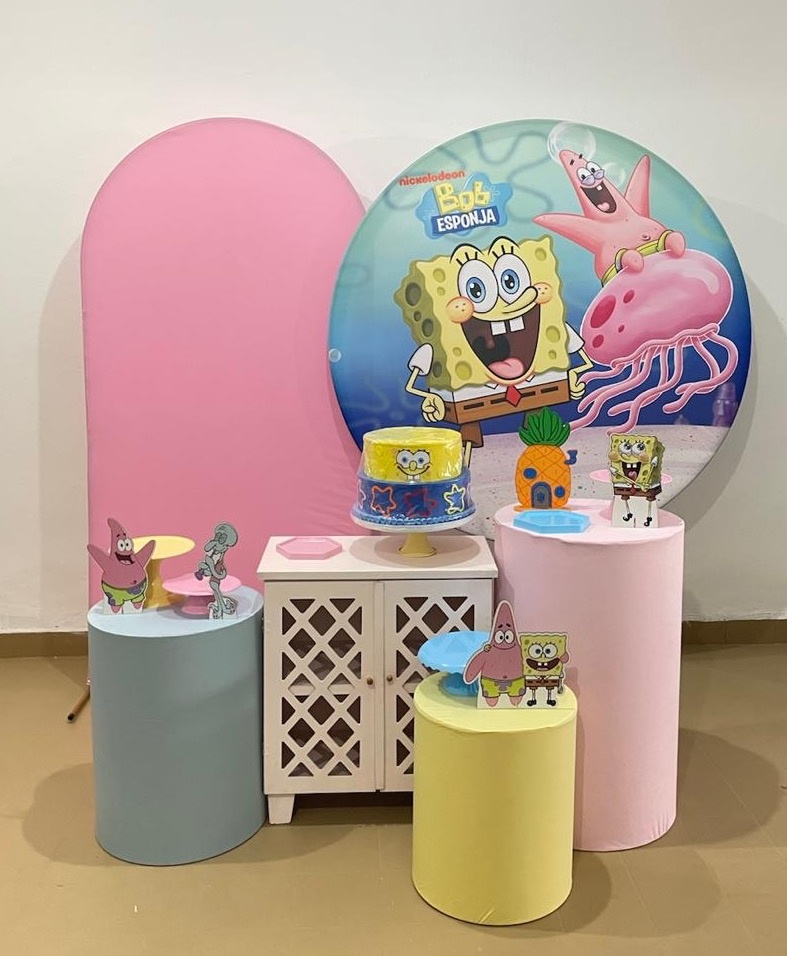 Bob Esponja Menina Prata - Cristina Locações 