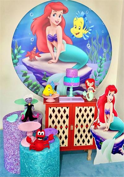 Ariel Pequena Sereia Luxo 2 - Cristina Locações 