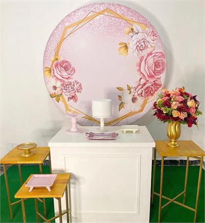 Adulto Floral Marsala - Cristina Locações 