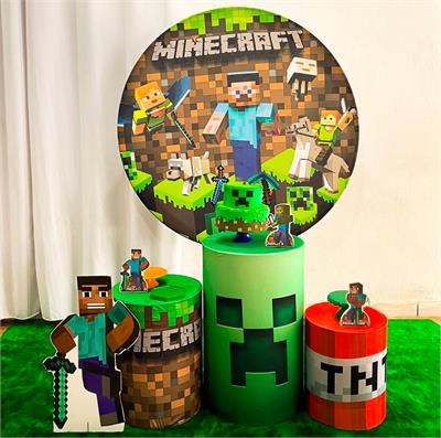 Minecraft Trio Cilindro - Cristina Locações 