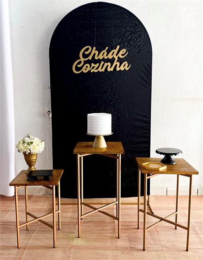 Chá de Cozinha Preto - Cristina Locações 