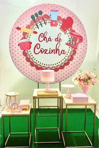 Chá de Cozinha Trio Mesas - Cristina Locações 