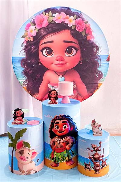 Moana Baby Trio Cilindro - Cristina Locações 
