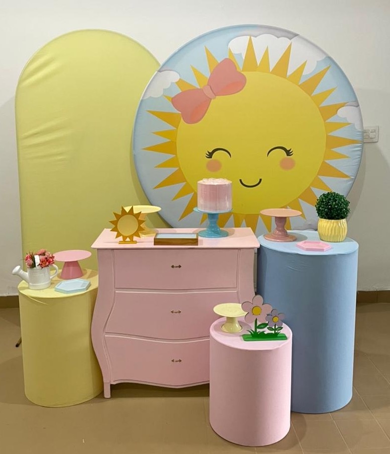 Solzinho Menina Prata - Cristina Locações 
