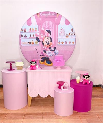 Minnie Confeiteira Luxo 2 - Cristina Locações 