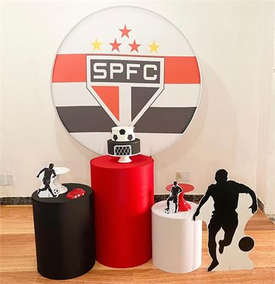 São Paulo Futebol Trio Cilindro - Cristina Locações 