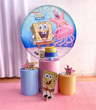 Bob Esponja Trio Cilindro - Cristina Locações 