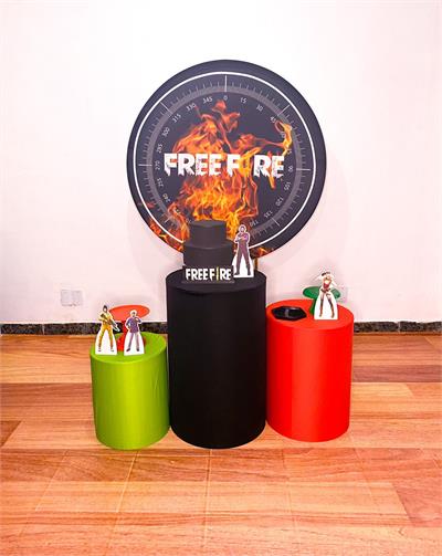 Free Fire Trio Cilindro - Cristina Locações 