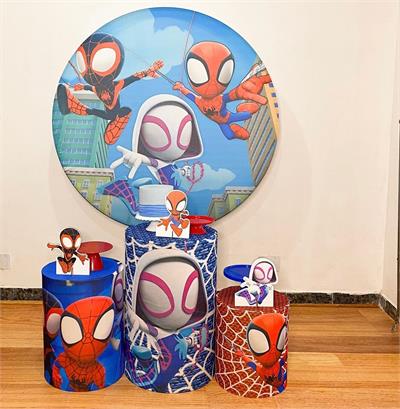 Spider E Seus Amigos Trio Cilindro - Cristina Locações 
