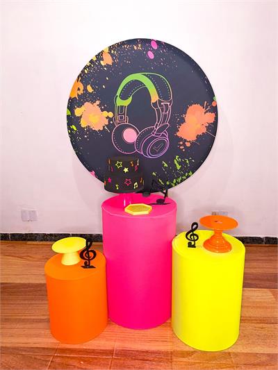 Fone Neon Trio Cilindro - Cristina Locações 