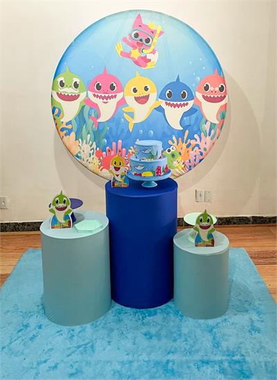 Baby Shark Trio Cilindro - Cristina Locações 