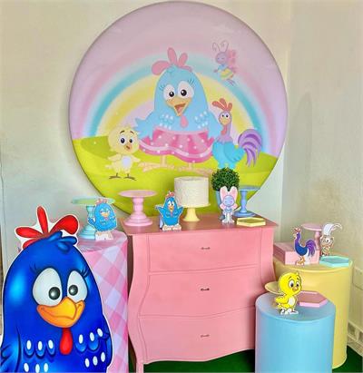 Galinha Pintadinha Menina Luxo 2 - Cristina Locações 