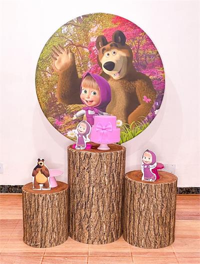 Masha E O Urso Trio Cilindro - Cristina Locações 