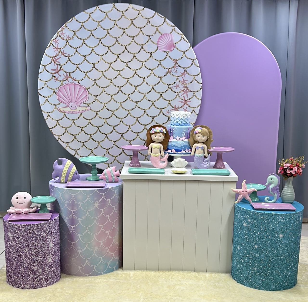 Sereia - Kit Gg Infantil - Isabela Decorações 