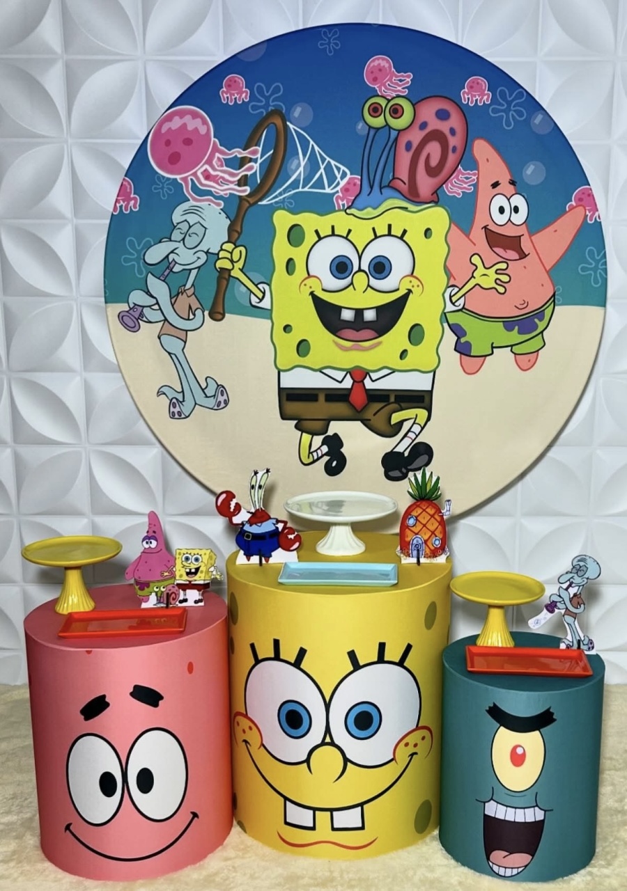 Bob Esponja - Kit P Infantil - Isabela Decorações 