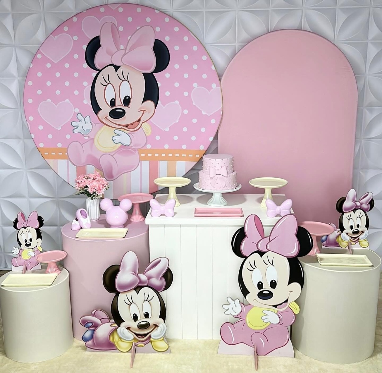 Minnie Baby - Kit Gg Infantil - Isabela Decorações 