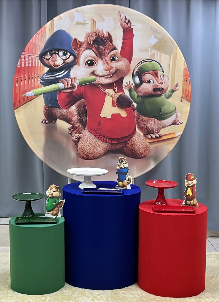 Alvin E Os Esquilos - Kit P Infantil - Isabela Decorações 