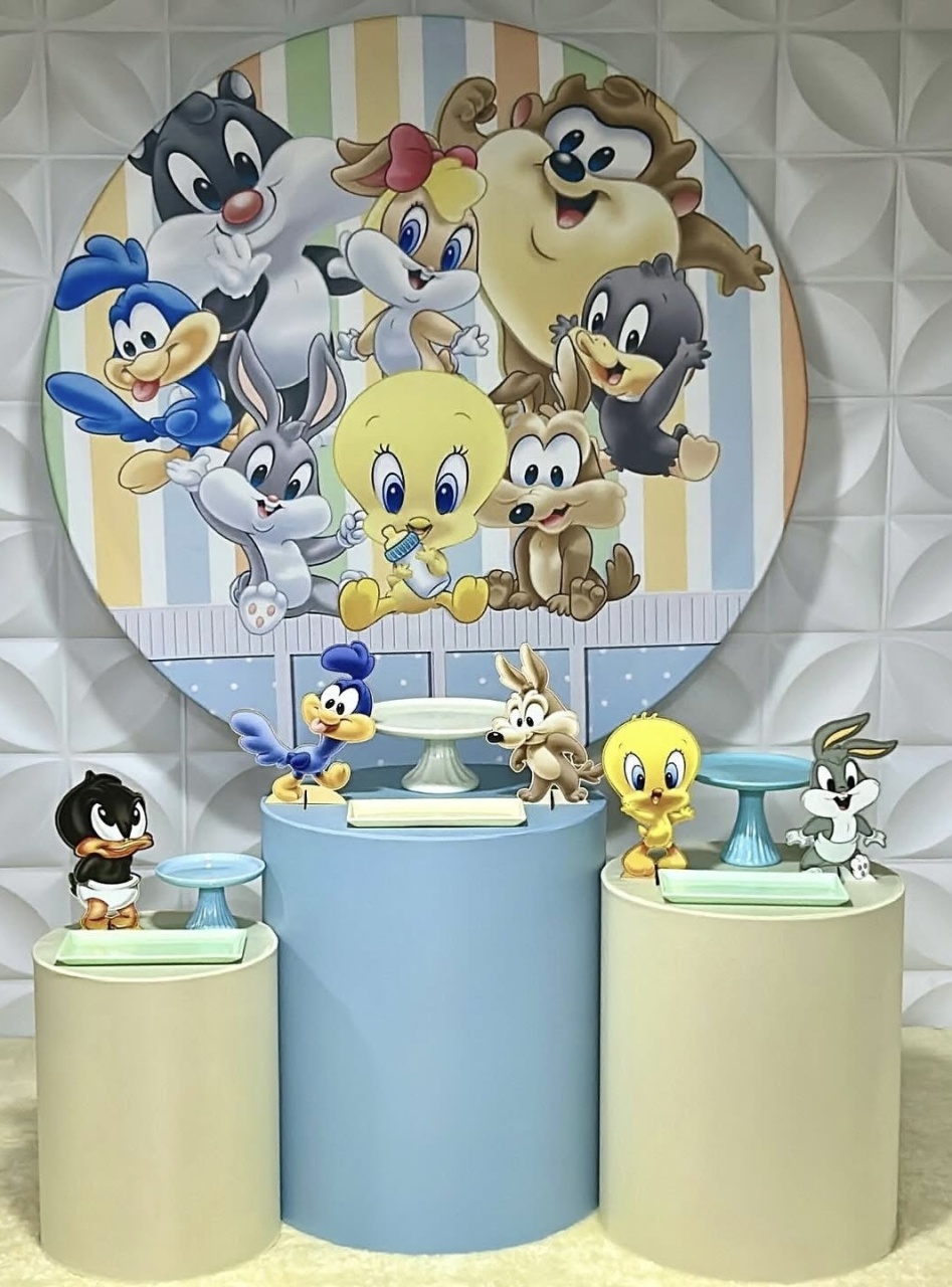 Baby Looney Tunes Menino - Kit P Infantil - Isabela Decorações 
