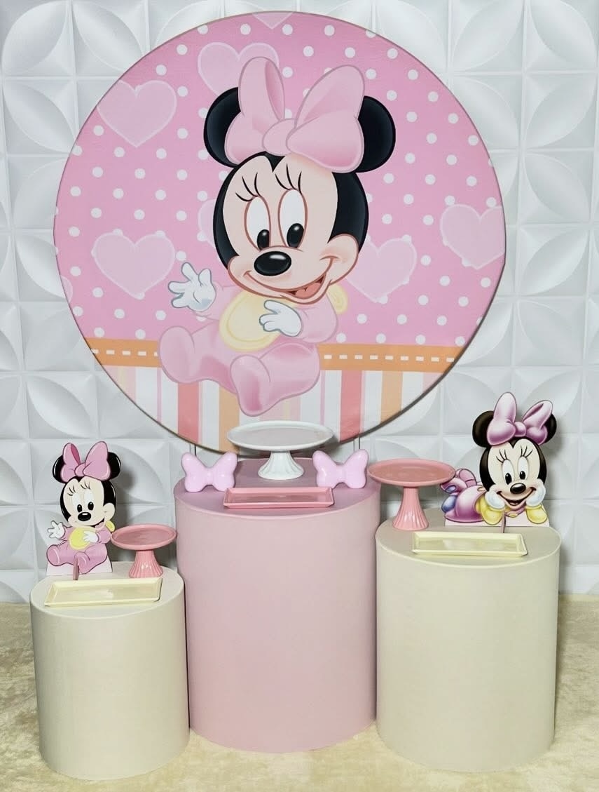 Minnie Baby - Kit P Infantil - Isabela Decorações 